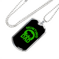 Hunting Dad Necklace Stainless Steel or 18k Gold Dog Tag 24"-Express Your Love Gifts