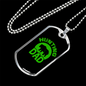 Hunting Dad Necklace Stainless Steel or 18k Gold Dog Tag 24"-Express Your Love Gifts