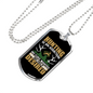 Hunting Desired Necklace Stainless Steel or 18k Gold Dog Tag 24" Chain-Express Your Love Gifts