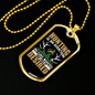 Hunting Desired Necklace Stainless Steel or 18k Gold Dog Tag 24" Chain-Express Your Love Gifts
