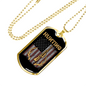 Hunting Flag Guns And Antlers Necklace Stainless Steel or 18k Gold Dog Tag 24" Chain-Express Your Love Gifts