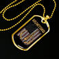 Hunting Flag Guns And Antlers Necklace Stainless Steel or 18k Gold Dog Tag 24" Chain-Express Your Love Gifts