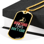 Hunting Hair Necklace Stainless Steel or 18k Gold Dog Tag 24" Chain-Express Your Love Gifts
