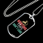 Hunting Hair Necklace Stainless Steel or 18k Gold Dog Tag 24" Chain-Express Your Love Gifts