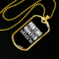 Hunting Hunter Necklace Stainless Steel or 18k Gold Dog Tag 24" Chain-Express Your Love Gifts