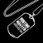 Hunting Hunter Necklace Stainless Steel or 18k Gold Dog Tag 24" Chain-Express Your Love Gifts