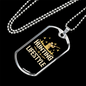 Hunting Is A Life Style Necklace Stainless Steel or 18k Gold Dog Tag 24"-Express Your Love Gifts