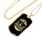 Hunting Is About The Journey Necklace Stainless Steel or 18k Gold Dog Tag 24" Chain-Express Your Love Gifts