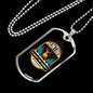 Hunting Is About The Journey Necklace Stainless Steel or 18k Gold Dog Tag 24" Chain-Express Your Love Gifts