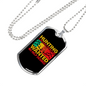Hunting Is An Addiction Necklace Stainless Steel or 18k Gold Dog Tag 24" Chain-Express Your Love Gifts
