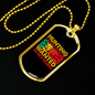 Hunting Is An Addiction Necklace Stainless Steel or 18k Gold Dog Tag 24" Chain-Express Your Love Gifts