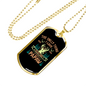Hunting Is Being A Papaw Necklace Stainless Steel or 18k Gold Dog Tag 24" Chain-Express Your Love Gifts