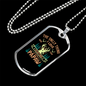 Hunting Is Being A Papaw Necklace Stainless Steel or 18k Gold Dog Tag 24" Chain-Express Your Love Gifts