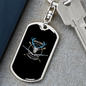 Hunting Is Everything Keychain Stainless Steel or 18k Gold Dog Tag Keyring-Express Your Love Gifts