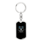 Hunting Is Everything Keychain Stainless Steel or 18k Gold Dog Tag Keyring-Express Your Love Gifts
