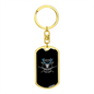 Hunting Is Everything Keychain Stainless Steel or 18k Gold Dog Tag Keyring-Express Your Love Gifts