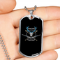 Hunting Is Everything Necklace Stainless Steel or 18k Gold Dog Tag 24"-Express Your Love Gifts