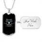 Hunting Is Everything Necklace Stainless Steel or 18k Gold Dog Tag 24"-Express Your Love Gifts