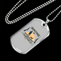 Hunting Is Happiness Necklace Stainless Steel or 18k Gold Dog Tag 24"-Express Your Love Gifts