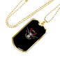 Hunting Is Healing Necklace Stainless Steel or 18k Gold Dog Tag 24" Chain-Express Your Love Gifts