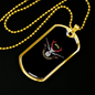 Hunting Is Healing Necklace Stainless Steel or 18k Gold Dog Tag 24" Chain-Express Your Love Gifts