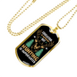 Hunting Is Importanter Necklace Stainless Steel or 18k Gold Dog Tag 24" Chain-Express Your Love Gifts