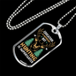 Hunting Is Importanter Necklace Stainless Steel or 18k Gold Dog Tag 24" Chain-Express Your Love Gifts