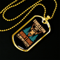 Hunting Is Importanter White Necklace Stainless Steel or 18k Gold Dog Tag 24" Chain-Express Your Love Gifts
