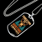 Hunting Is Importanter White Necklace Stainless Steel or 18k Gold Dog Tag 24" Chain-Express Your Love Gifts