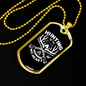 Hunting Is In Necklace Stainless Steel or 18k Gold Dog Tag 24" Chain-Express Your Love Gifts