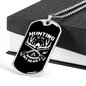 Hunting Is In Necklace Stainless Steel or 18k Gold Dog Tag 24" Chain-Express Your Love Gifts