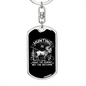 Hunting Is Journey Keychain Stainless Steel or 18k Gold Dog Tag Keyring-Express Your Love Gifts