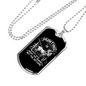 Hunting Is Journey Necklace Stainless Steel or 18k Gold Dog Tag 24" Chain-Express Your Love Gifts