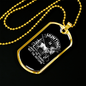 Hunting Is Journey Necklace Stainless Steel or 18k Gold Dog Tag 24" Chain-Express Your Love Gifts