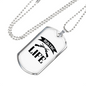 Hunting Is Life Necklace Stainless Steel or 18k Gold Dog Tag 24" Chain-Express Your Love Gifts