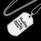 Hunting Is My Favorite Season Necklace Stainless Steel or 18k Gold Dog Tag 24" Chain-Express Your Love Gifts