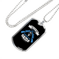 Hunting Is My Game Necklace Stainless Steel or 18k Gold Dog Tag 24" Chain-Express Your Love Gifts