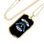 Hunting Is My Game Necklace Stainless Steel or 18k Gold Dog Tag 24" Chain-Express Your Love Gifts