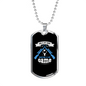 Hunting Is My Game Necklace Stainless Steel or 18k Gold Dog Tag 24" Chain-Express Your Love Gifts