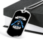 Hunting Is My Game Necklace Stainless Steel or 18k Gold Dog Tag 24" Chain-Express Your Love Gifts