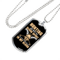 Hunting Is Not A Blood Sport Necklace Stainless Steel or 18k Gold Dog Tag 24" Chain-Express Your Love Gifts