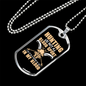 Hunting Is Not A Blood Sport Necklace Stainless Steel or 18k Gold Dog Tag 24" Chain-Express Your Love Gifts