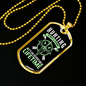 Hunting Is Not A Hobby Necklace Stainless Steel or 18k Gold Dog Tag 24" Chain-Express Your Love Gifts