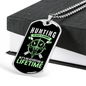 Hunting Is Not A Hobby Necklace Stainless Steel or 18k Gold Dog Tag 24" Chain-Express Your Love Gifts