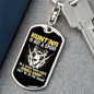 Hunting Is Not A Sport Keychain Stainless Steel or 18k Gold Dog Tag Keyring-Express Your Love Gifts