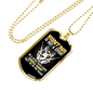 Hunting Is Not A Sport Necklace Stainless Steel or 18k Gold Dog Tag 24" Chain-Express Your Love Gifts