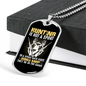 Hunting Is Not A Sport Necklace Stainless Steel or 18k Gold Dog Tag 24" Chain-Express Your Love Gifts