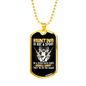 Hunting Is Not A Sport Necklace Stainless Steel or 18k Gold Dog Tag 24" Chain-Express Your Love Gifts