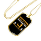 Hunting Is Relaxing Necklace Stainless Steel or 18k Gold Dog Tag 24" Chain-Express Your Love Gifts
