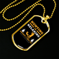 Hunting Is Relaxing Necklace Stainless Steel or 18k Gold Dog Tag 24" Chain-Express Your Love Gifts